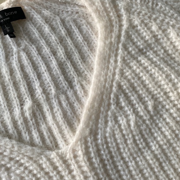 rag & bone Wool Blend Joseph Long Sleeves Sweater - Picture 7 of 15